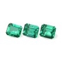 Emerald set (3 pcs) 1.99 ct oct
