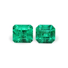 Emerald set (2 pcs) 1.46 ct oct (5,5*5,0) 4/2