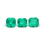 Emerald set (3 pcs) 3.06 ct oct
