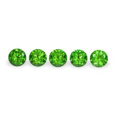 Demantoid set (5 pcs) 4.81 ct r