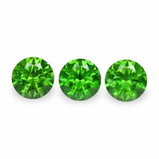 Demantoid set (3 pcs) 1.85 ct r (5,2) 3/2