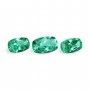 Emerald set (3 pcs) 5.5 ct cushon