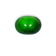 Demantoid 3.84 ct cab (10,5*7,5) 4/3