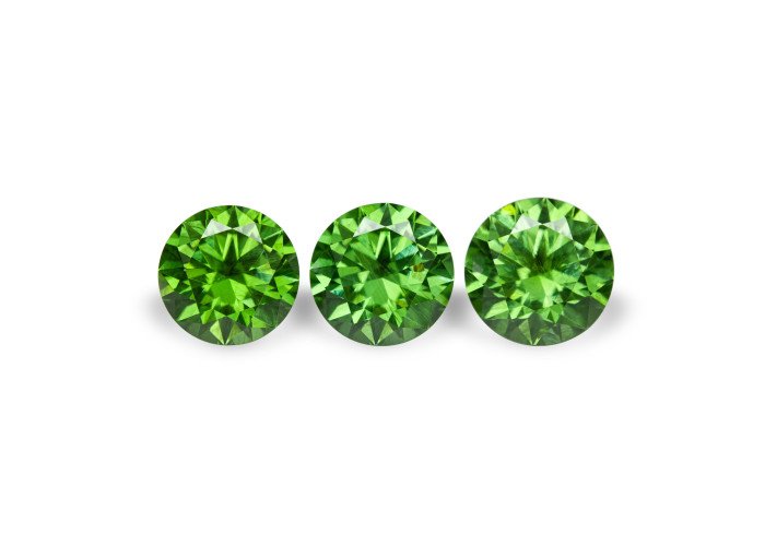 Demantoid set (3 pcs) 4.82 ct r