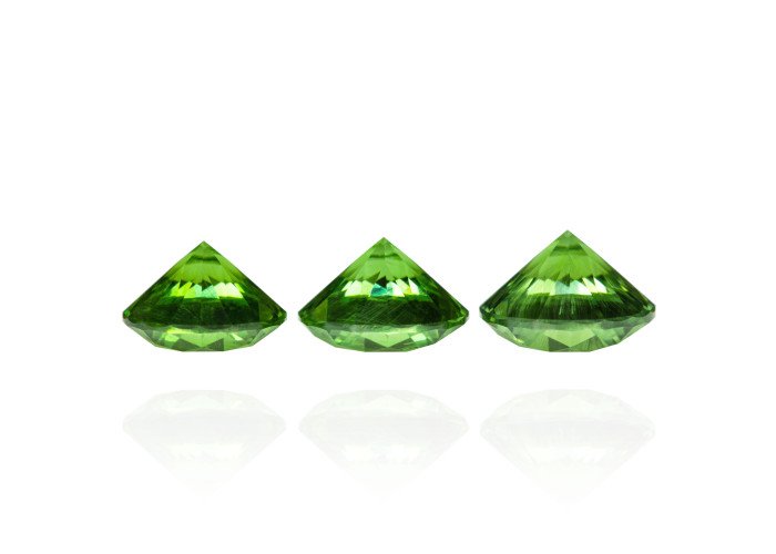 Demantoid set (3 pcs) 4.82 ct r