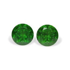 Demantoid set (2 pcs) 7.76 ct r (9,2) 2/2