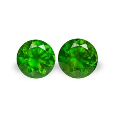 Demantoid set (2 pcs) 4.64 ct r