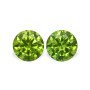 Demantoid set (2 pcs) 1.45 ct r (5,4) 4/2