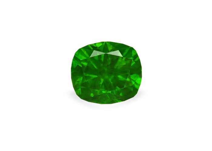 Demantoid 5.44 ct cushon (10,8*9,5) 3/2