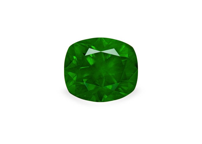 Demantoid 9.63 ct cushon (12,4*10,9) 3/3