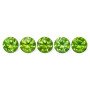 Demantoid set (5 pcs) 4.37 ct r (5,8) 4/2