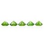 Demantoid set (5 pcs) 4.37 ct r (5,8) 4/2