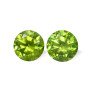 Demantoid set (2 pcs) 1.9 ct r (6,0) 4/2