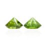 Demantoid set (2 pcs) 1.9 ct r (6,0) 4/2