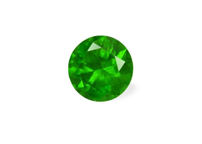 Demantoid 2.01 ct r (7,7) 2/3
