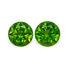 Demantoid set (2 pcs) 4.37 ct r