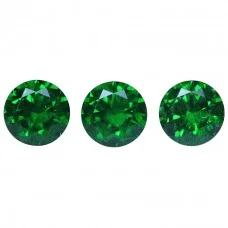 Demantoid set (3 pcs) 1.91 ct r (5,2) 2/2