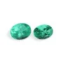 Emerald set (2 pcs) 1.27 ct ov