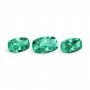 Emerald set (3 pcs) 5.5 ct cushon