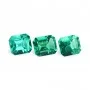 Emerald set (3 pcs) 11.9 ct oct