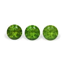 Demantoid set (3 pcs) 2.01 ct r (5,3) 4/2