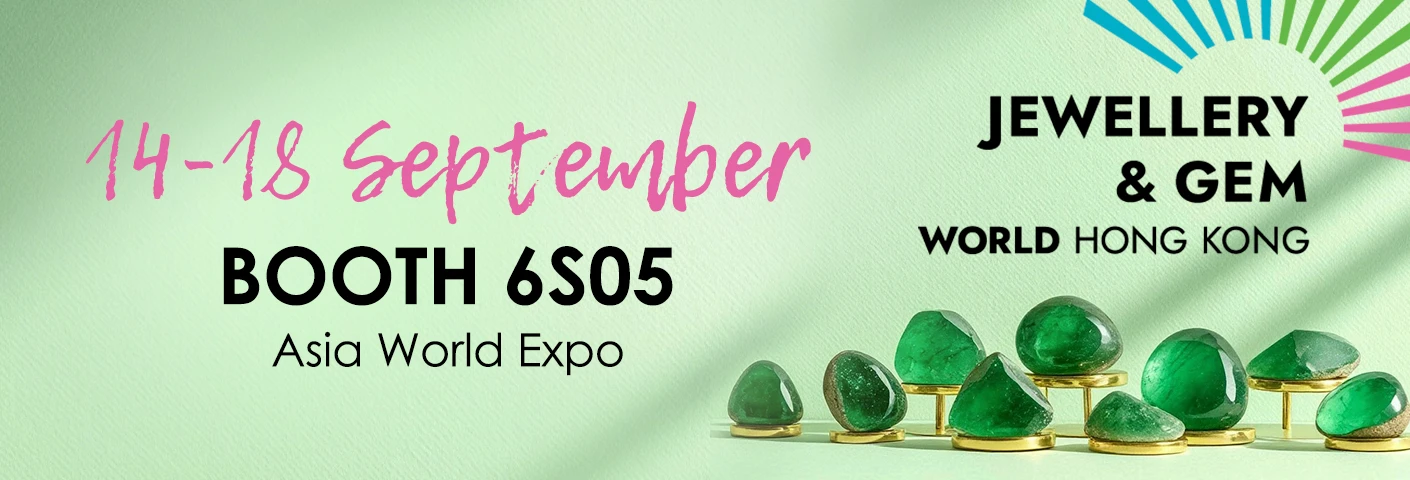 Jewellery & Gem WORLD Hong Kong — 14–18 September 2026, booth 6S05